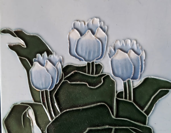 German Jugendstil Tulip Tile Bungalow Bill Antiques