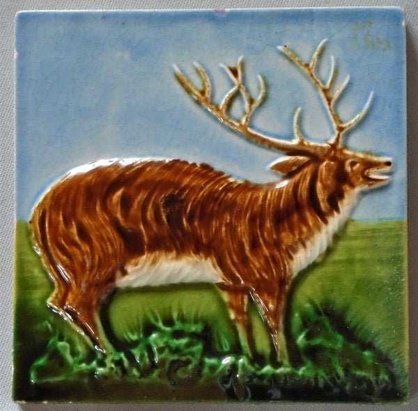 Hamilton Tile Elk Bungalow Bill Antique