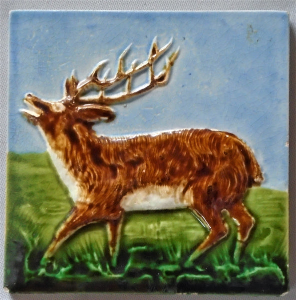 Hamilton Tile Elk Bungalow Bill Antique