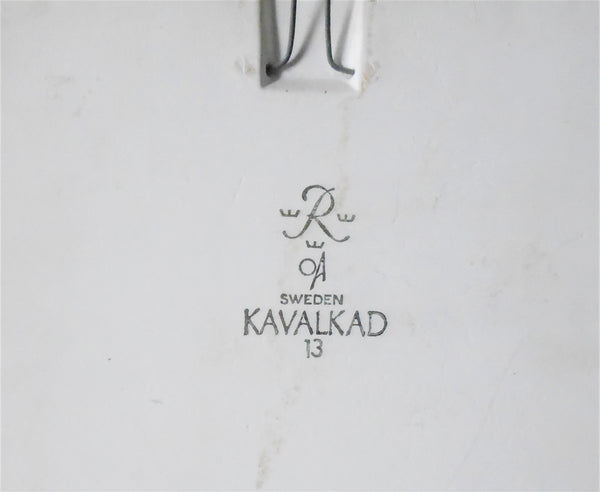 Rorstrand Kavalkad Bungalow Bill Antique Tile