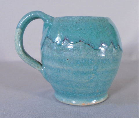 North State Carolina Pottery Chinese Blue Mug Southern Highlanders Bungalow Bill Antique