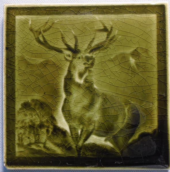 Hamilton Ohio Tile Elk Bungalow Bill Antique