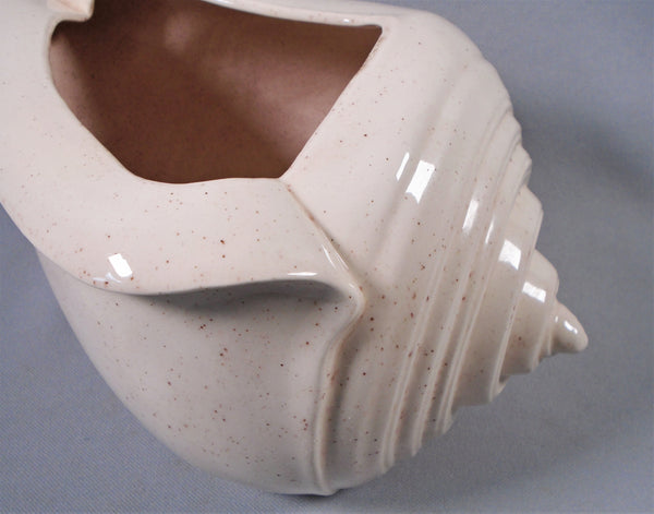 Vintage Ceramic Conch Shell Planter Bungalow Bill Antique