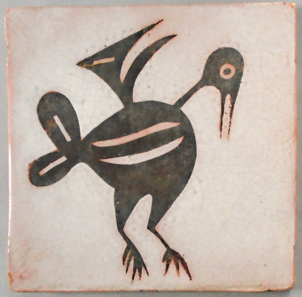 Mexican Modernism Tile Bird Bungalow Bill Antique