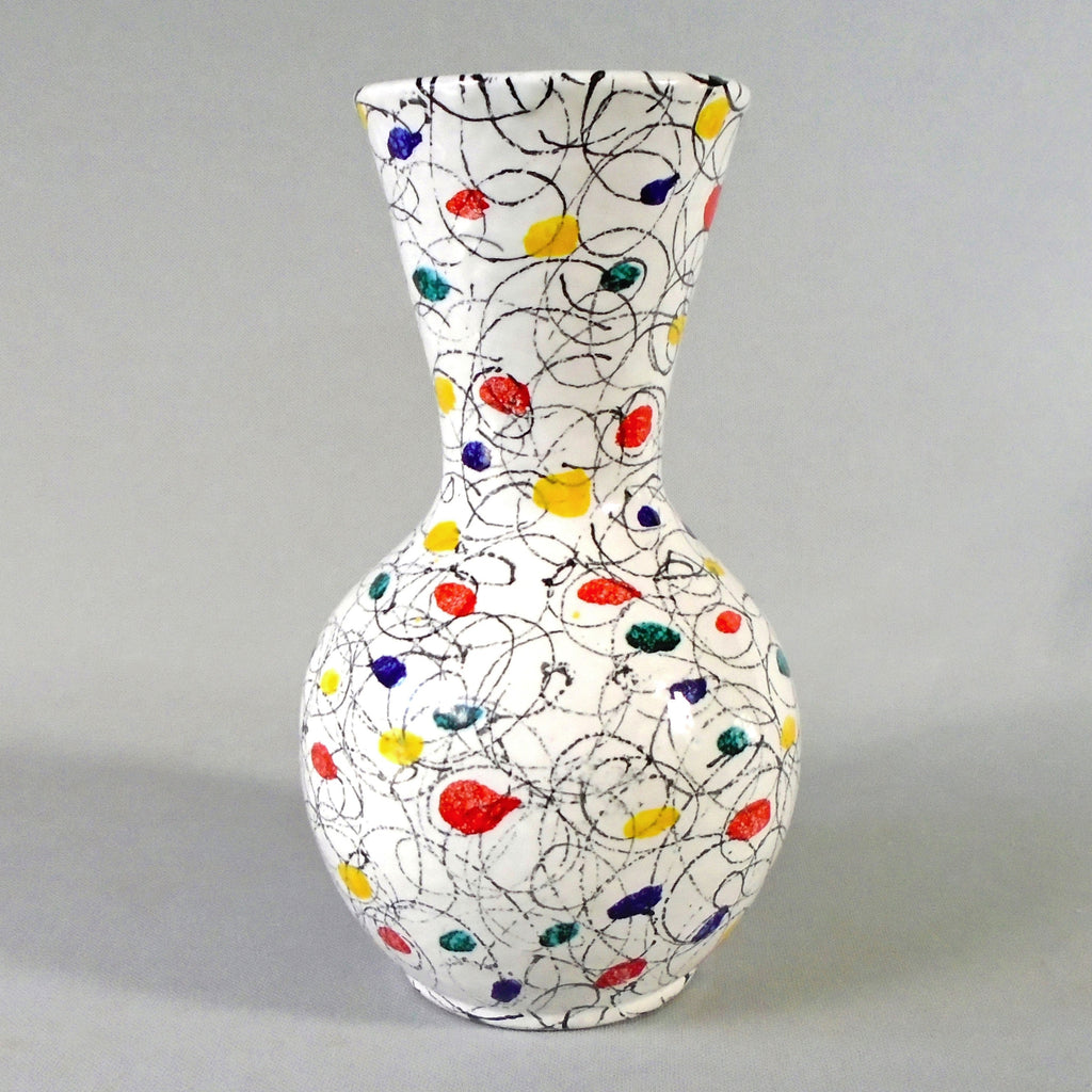 Vintage colorful vase Bungalow Bill Antiques