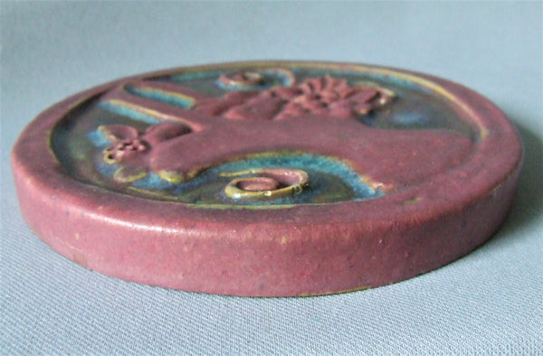 Fulper Pottery Tile Famille Rose Box Mark