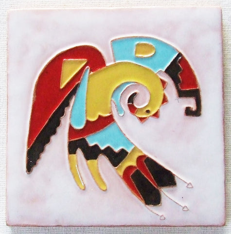 Desert House Lotz McKusick Gila Pottery Bird Tile Arizona