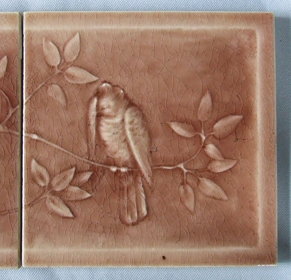 bird tile american encaustic detail