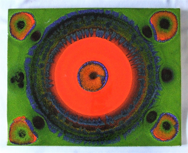 Hutschenreuther Renee Neue Wall Tile Space Age Psychedelic Ceramic